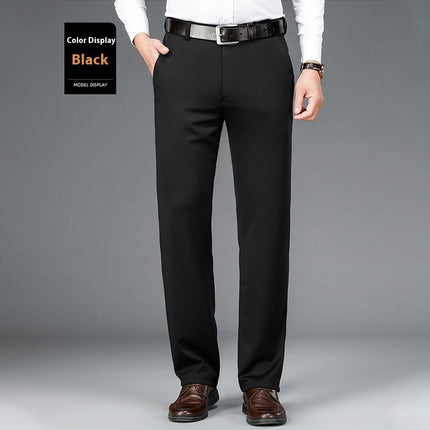 Business Suit Pants Men Ice Silk Casual Pants