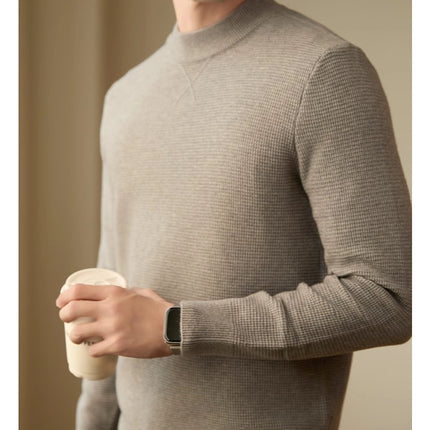Men's Thickened Long-sleeved Round Neck Simple Casual All-match Sweater
