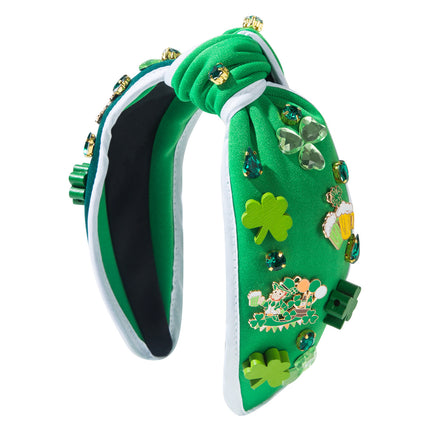 Diamant Nuwe Ierse Groen Hoed Haarband