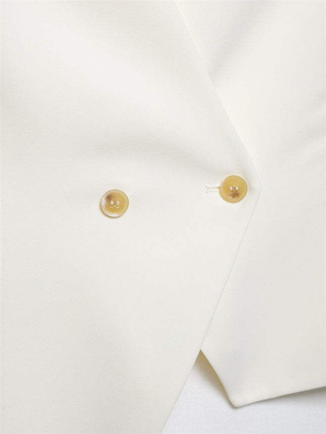 Summer V-neck Wear Asymmetric Vest