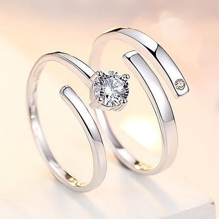 Ringe Opening Trou Simulasie Diamant Ring