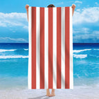 Brick Red Stripes / 45.5X66cm