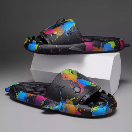 Men's External Wearing Of Fecal Feeling Slippers