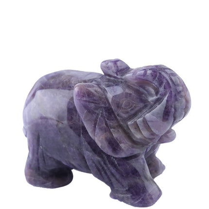 1 STK Natuurlike Kristal Rooskwarts Olifant Ametis Obsidiaan