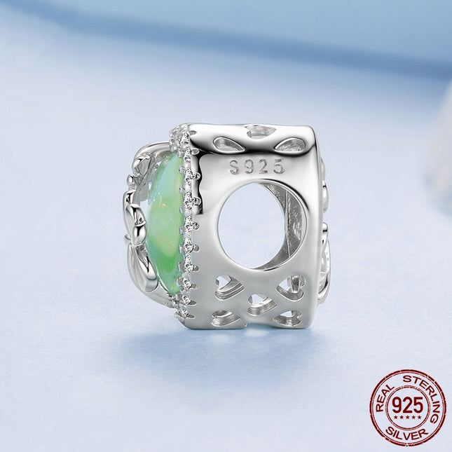 Liefde Klawer S925 Silwer Krale Selfdoen Ornament Bymiddels