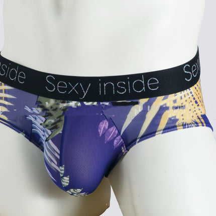 Men's Ice Silk Printed Shorts