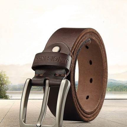 Handmade Casual Trend Men's Belts Cowhide