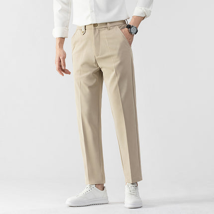 Spring Men's Pants Straight Loose Casual Pants