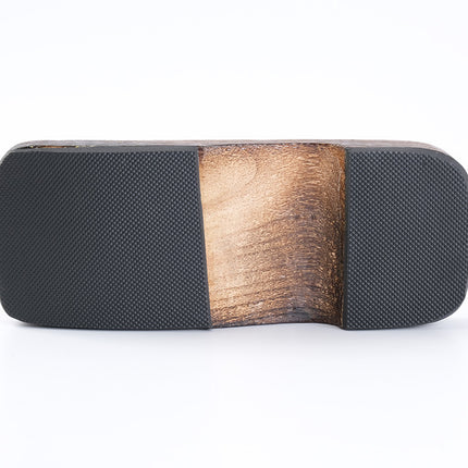 Flat Heel Burnt Paulownia Men's Clogs Slippers