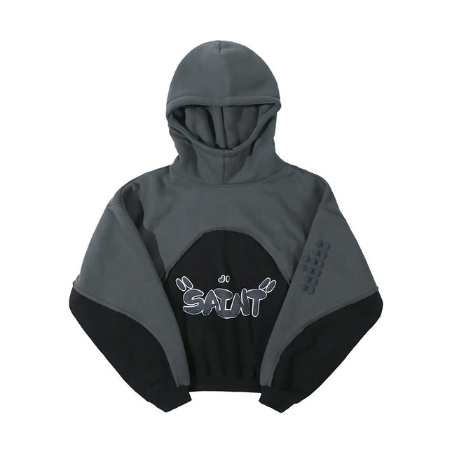 Velvet Padded Hooded Sweatshirt Men And Women