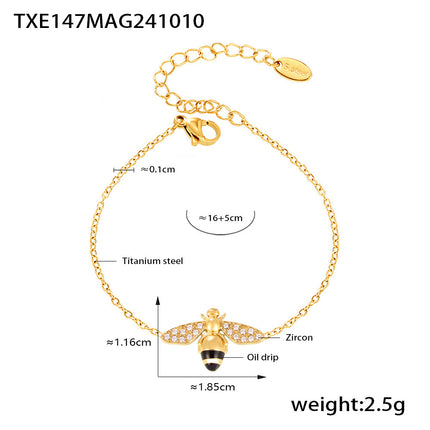Stylvolle Olie-Drup Sirkoon Hardwerkende Klein By Armband