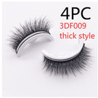 3DF009 dik styl / Vierkantige boks in vier kleure / 4 STKS