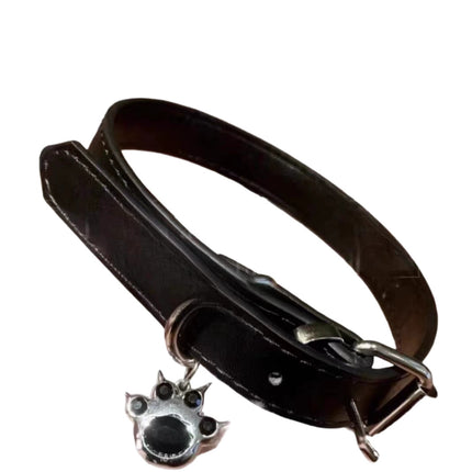 Swart Klein Klokkie Vorm Halssnoer Choker Nekband