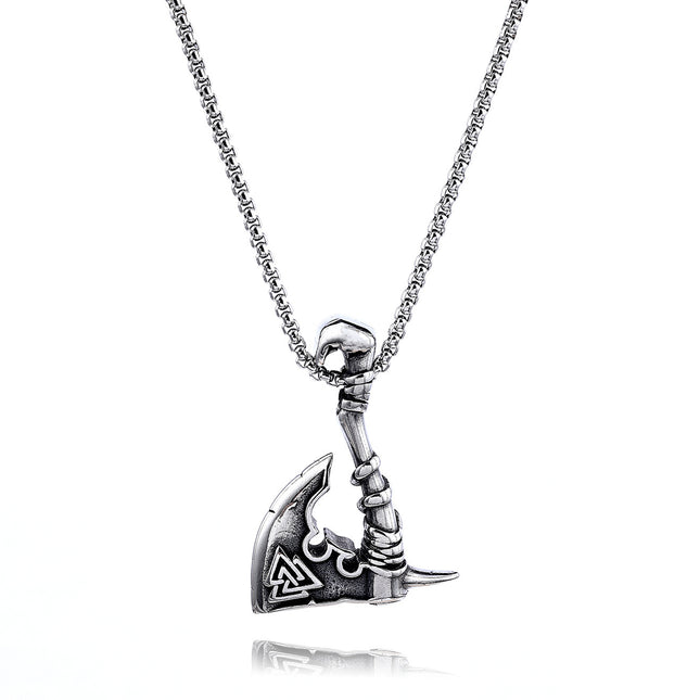 Versatile Trendy Axe-shaped Titanium Steel Pendant