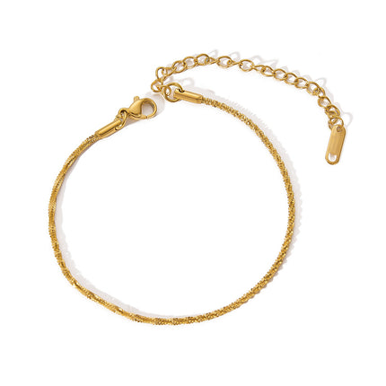 Somer Nuwe Goue Vonkelarmband Vroue