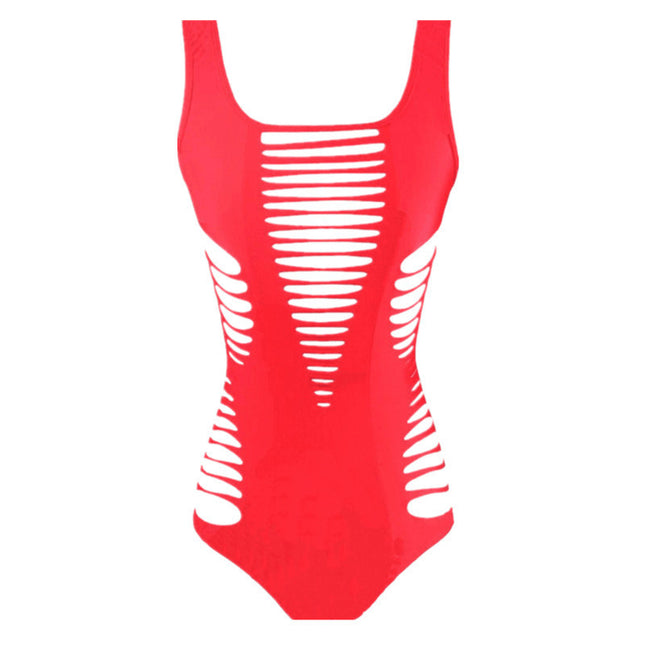 Women's Solid Color One-piece Bikini Swimsuit