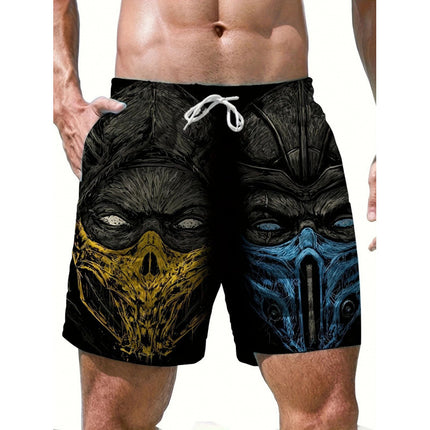 Casual 3d Printed Quick-drying Sports Shorts