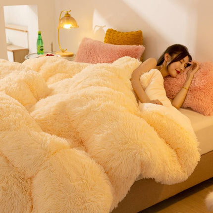 Super Sagte Lang Vlies Mink Kristal Fluweel Verdikte Warm Winterkwilt