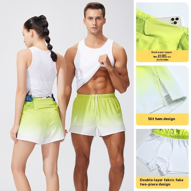 Men's And Women's Double-layer Swimming Loose Beach Pants