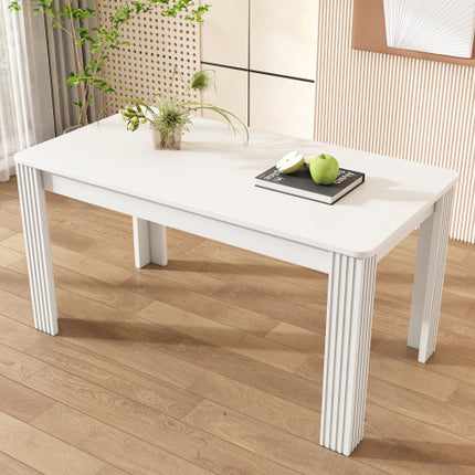 4 Seater Dining Room Table, MDF Wood Rectangle Modern Kitchen Dining,Room Furniture Unit, Small Kitchen Table,Coffee Table,Small Table For Home