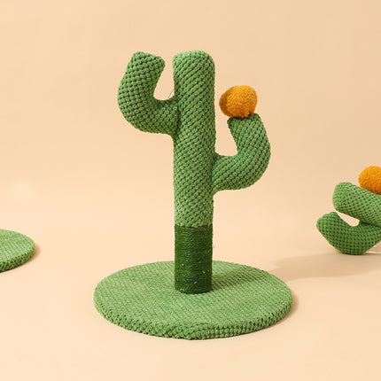 Masson Cactus Cat Scratch Board Sisal Scratching Pole Climber For Pet Cat Cat Toy Supplies Grinding Claw Scratching