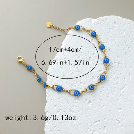 Devil Eye Gepersonaliseerde Modieuse Alles-Pas Armband