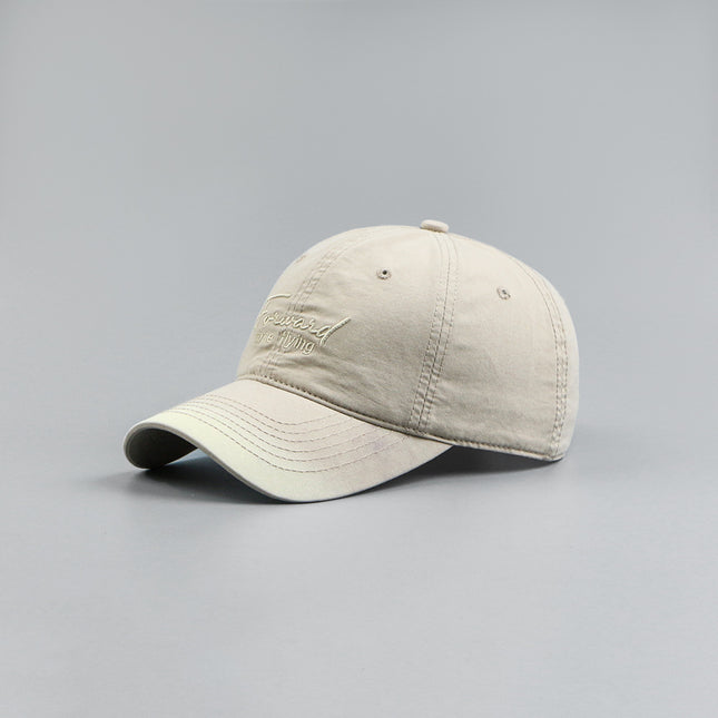 Letter Embroidery Men And Women All-matching Sun Hat