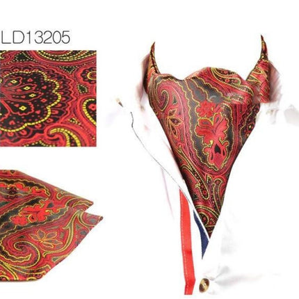 Double Sided Men's Vintage Cashew Flower Scarf