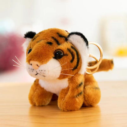 Simulasie Tier Chinese Sterreteken Tier Plush Toy Sleutelhanger