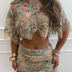 Green Suit Short / L