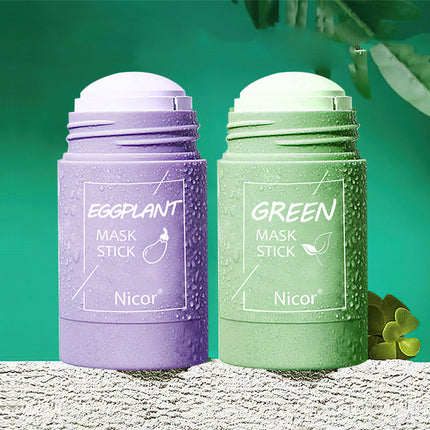 Reinigende Groen Tee Masker Kleistok Olabeheer Anti-Aknee Whitening Seewier Masker Velversorging