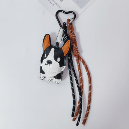 New Woven Rope Bag Pendant Dog Keychain