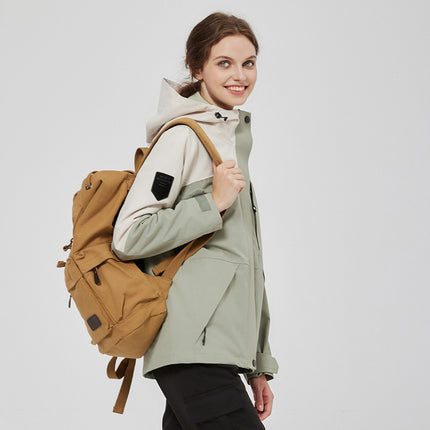 Men's And Women's Fall Winter Coat Removable Liner Adhesive Waterproof Two-piece Set