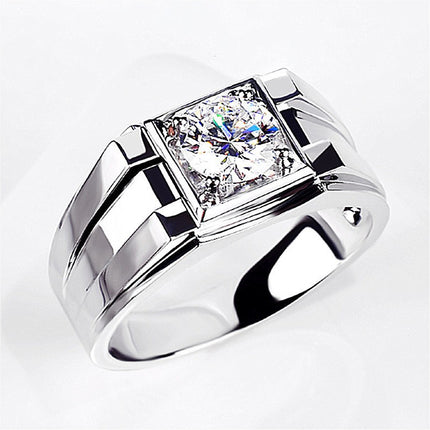 Women's 1ct Simulated Moissanite Ring Six-Prong Classic Wedding Ring