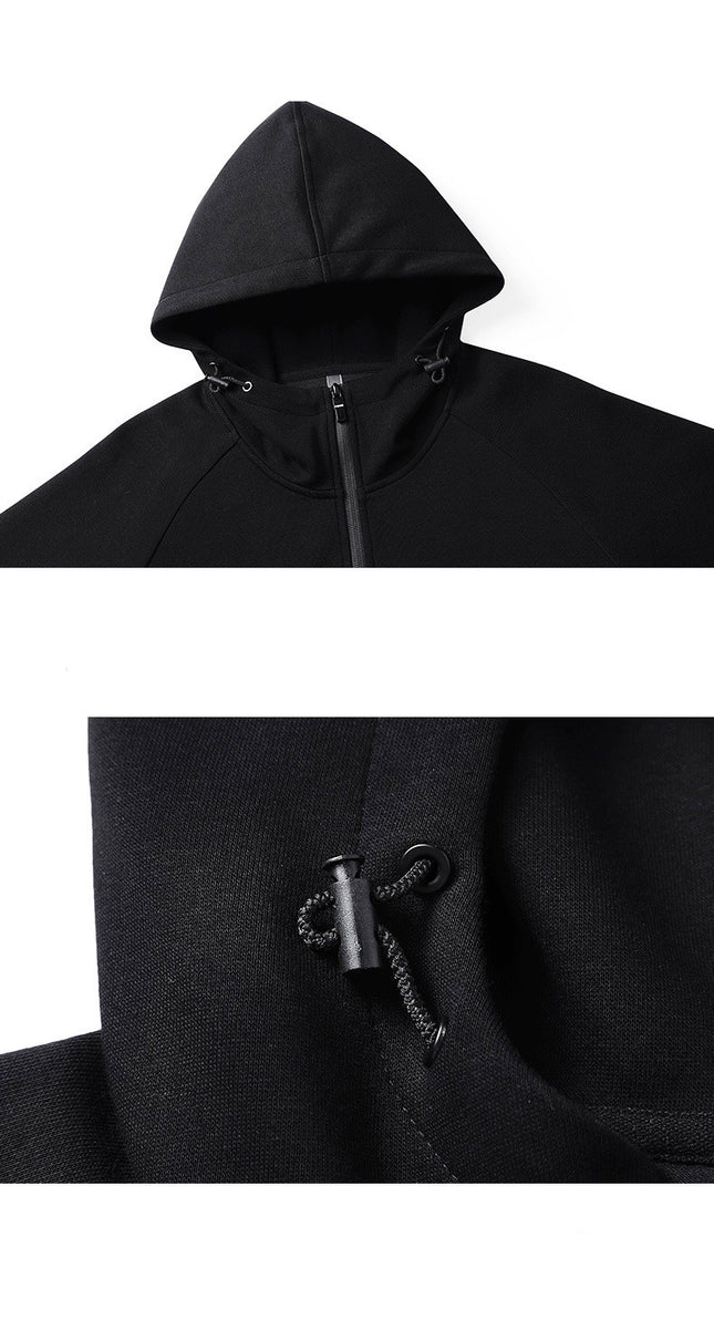 Fashion Men's Knitted Cotton Hooded Sweater