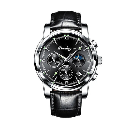 Multifunctional Men's Watch Luminous Waterproof Quartz Wrist Watch