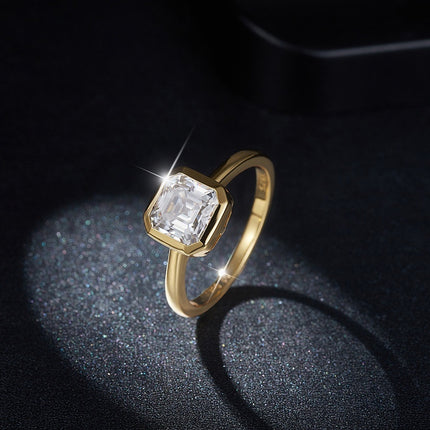 Ontwerp 'n Minimalistiese Pagoda-gesnyde Diamantring