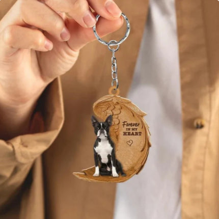 Troeteldier Hond Engel Vlerke Akriel Sleutelhanger Hangertjie