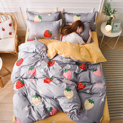 Beddegoed Gedrukte Bed Vierstuk Aalwyn Katoen Bedlaken Tipe Bedlaken Tipe