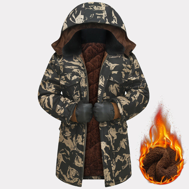 Winter Padded Coat Thickened Army Cotton