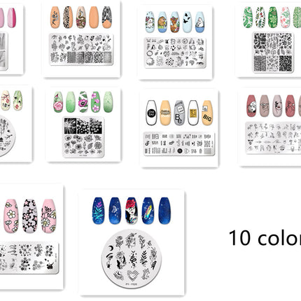 Nail stainless steel printing plate