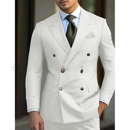Men's Suit Set Leisure Business Two Pieces