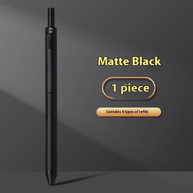 Multi-functional Four-color One Black Technology Gravity Induction Ballpoint Pen Press Type