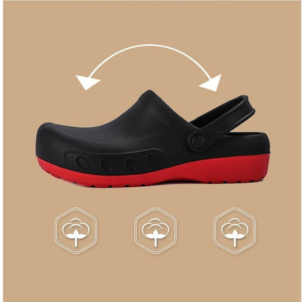 Large Size Hole Shoes Men's Home Leisure Platform Slippers Kitchen Hotel Hospital Waterproof Work Shoes