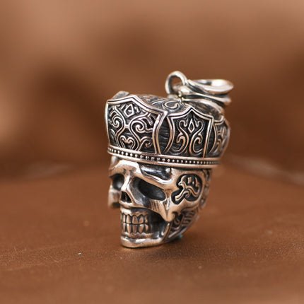 Vintage Pendant Distressed Hip-hop Rock Punk Crown