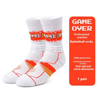GAMEOVER White Orange / Free Size