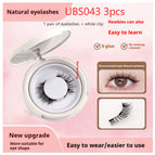 UBS043 3pcs / 1pair Eyelash Plus White Clip