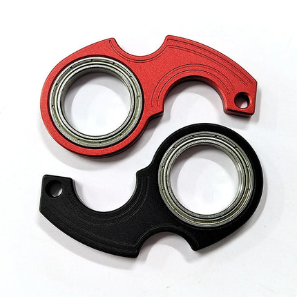 Keychain Rotation Decompression Trend Stainless Steel
