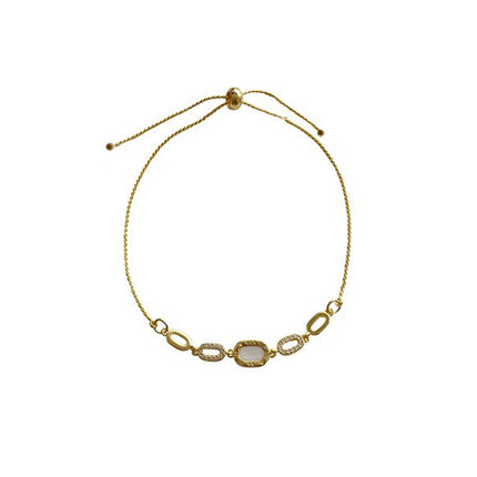 Elegant Light-luxury Zircon Bracelet For Women