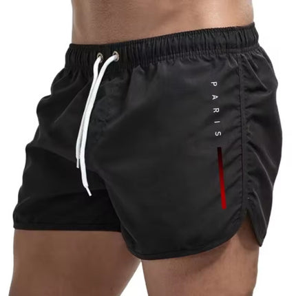 Men's Multi-color Loose Printed Running Beach Shorts